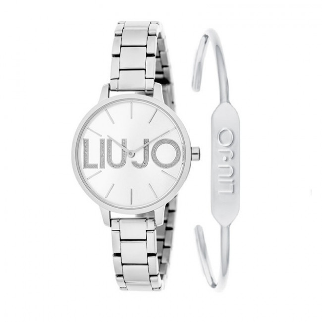 OROLOGIO LIU JO COUPLE CON BRACCIALE BANGLE TLJ1284