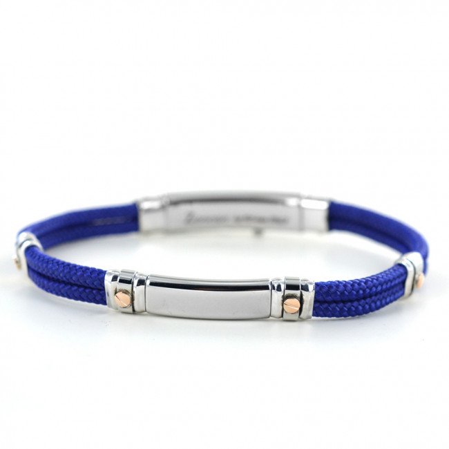 BRACCIALE ARGENTO ZANCAN EXB577R-BL