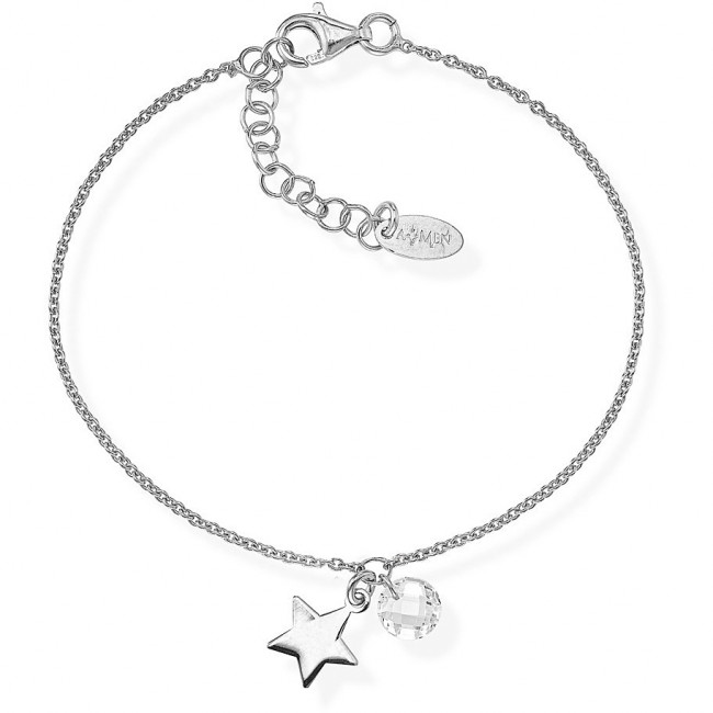 BRACCIALE ARGENTO AMEN BRSTBB