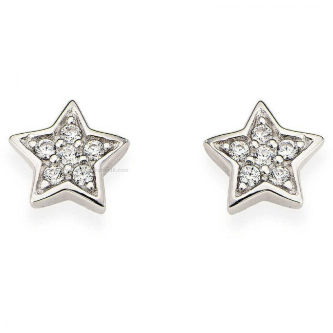 ORECCHINI ARGENTO STELLA ROMANCE AMEN ES1