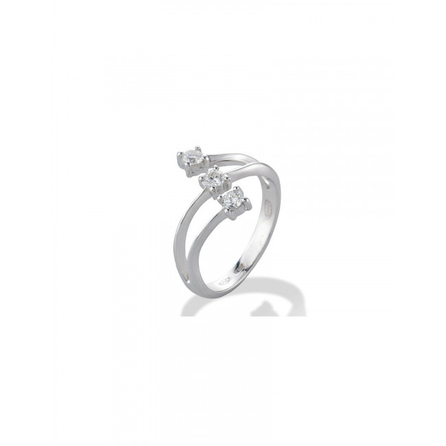 ANELLO GEMORO ORO 18kt gr.3,50  DIAMANTI ct. 0,33  FT096BIA33