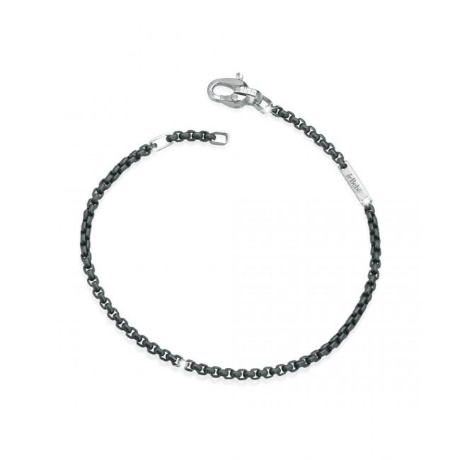 BRACCIALE ADD UOMO TITANIO E ARGENTO LBU004A