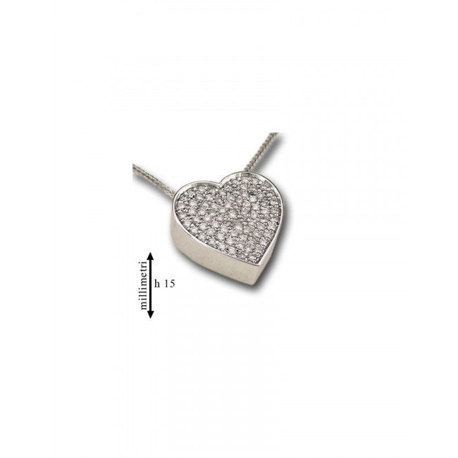 GIROCOLLO GEMORO ORO 18kt gr. 6,10 DIAMANTI ct. 0,56 PB0981BIA