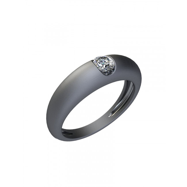 FEDE GEMORO ORO 18kt gr.2,45 DIAMANTE ct. 0,08  SS743NER08 