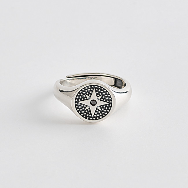 ANELLO UOMO MABINA 523221 ARGENTO 