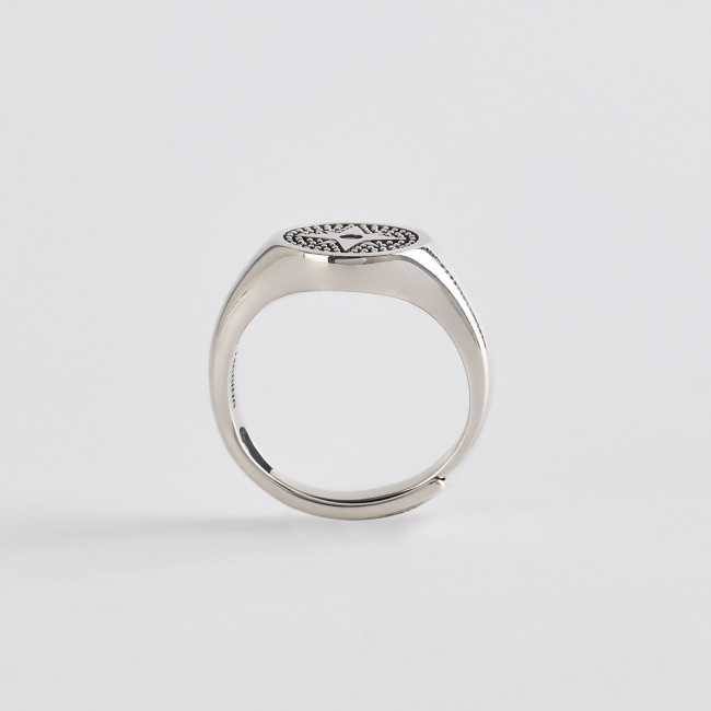 ANELLO UOMO MABINA 523221 ARGENTO 