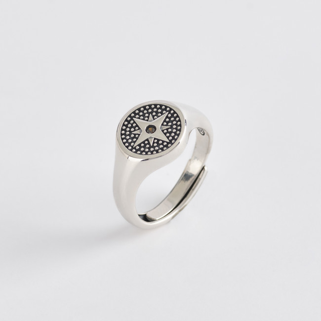 ANELLO UOMO MABINA 523221 ARGENTO 
