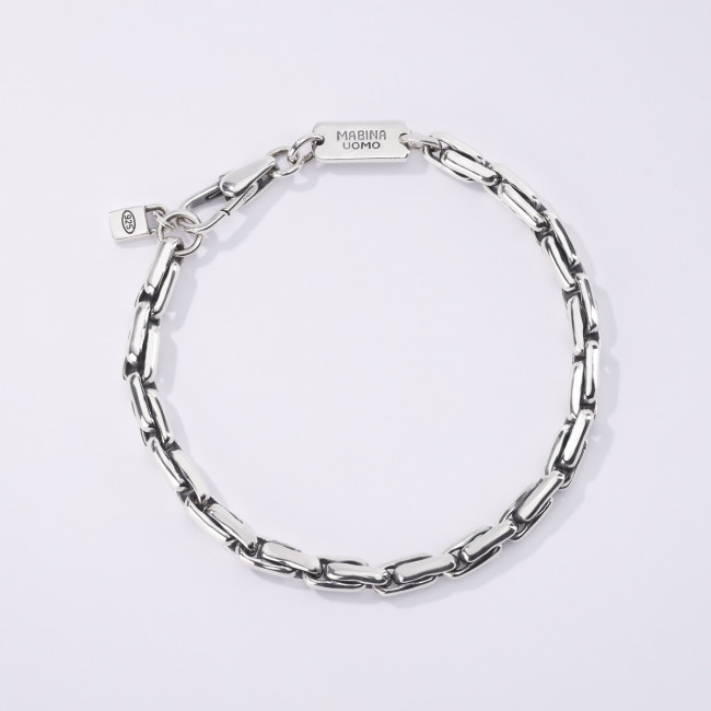 BRACCIALE UOMO MABINA COMFORT 533430 ARGENTO
