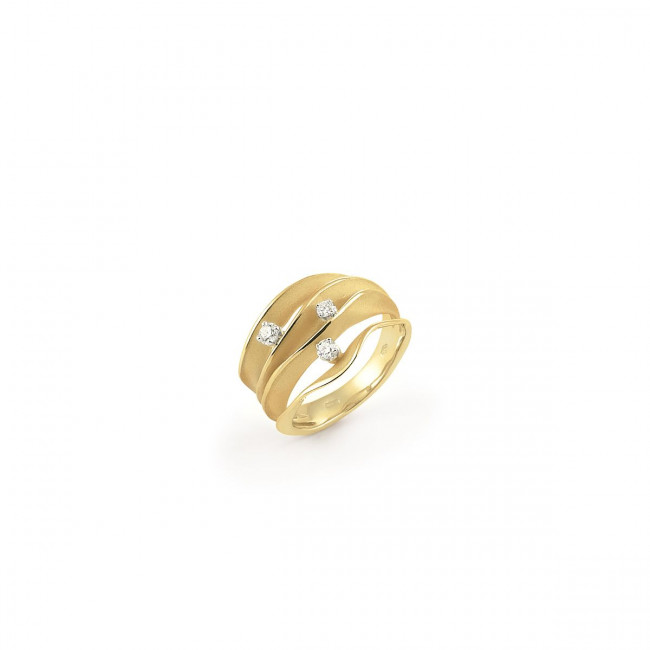 ANELLO ANNAMARIA CAMMILLI COLLEZIONE DUNE ORO GIALLO SUNRISE