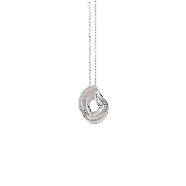PENDENTE PUNTO LUCE ANNAMARIA CAMMILLI COLLEZIONE DUNE ELECTA IN OR BIANCO ICE