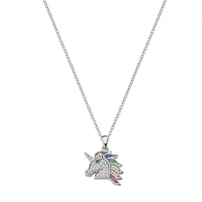 GIROCOLLO ARGENTO UNICORNO FORTUNA AMEN CLPUNBMZ