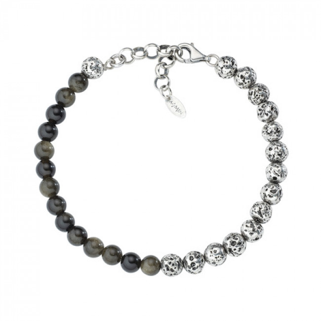 BRACCIALE ARGENTO HIPSTER AMEN BRU2PMBN6