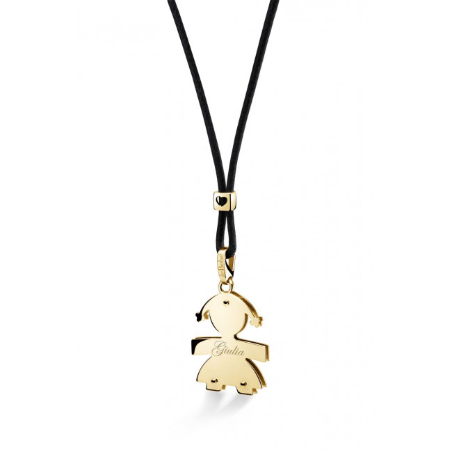 CIONDOLO CLASSICO BIMBA ORO GIALLO LBB003-N