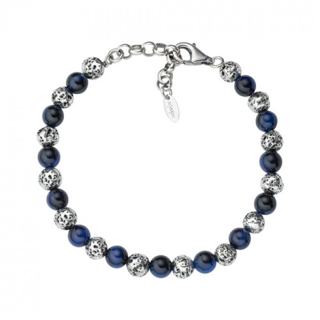 BRACCIALE ARGENTO HIPSTER AMEN BRU1PMBBL6