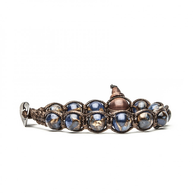 BRACCIALE TAMASHII QUARZO MOSAICO BLU BHS900-240