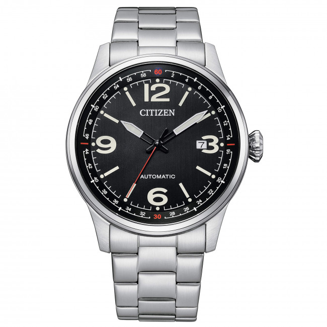 OROLOGIO CITIZEN AUTOMATICO NERO IN ACCIAIO NJ0160-87E