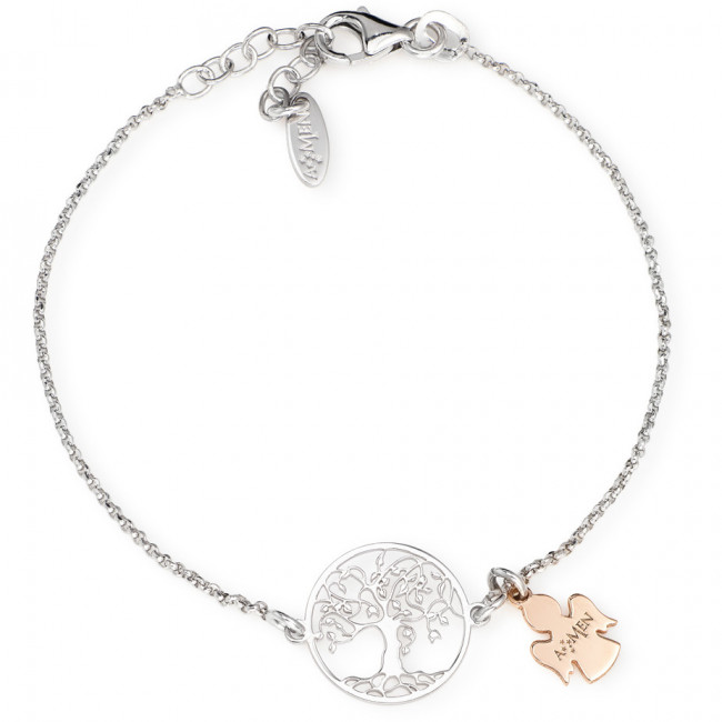 BRACCIALE ARGENTO ALBERO9 DELLA VITA AMEN BRALABR3