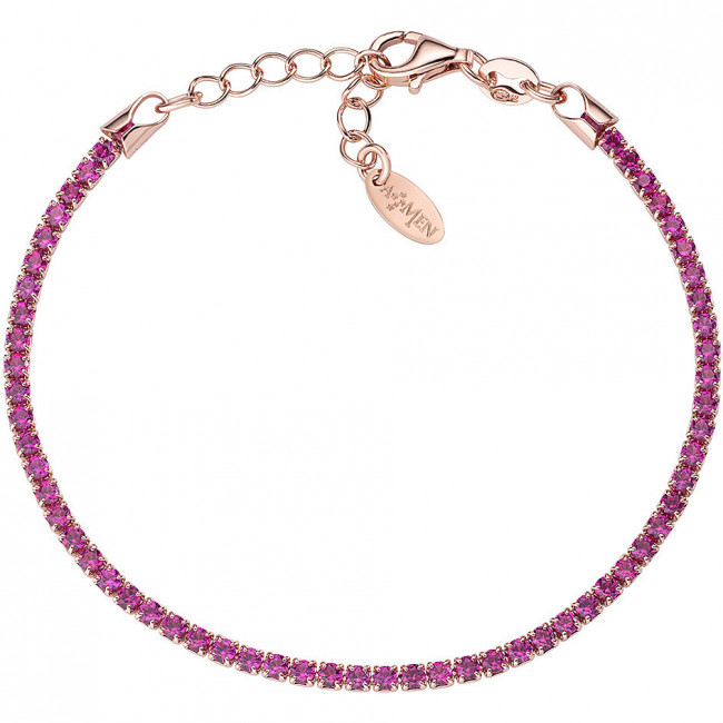 BRACCIALE ARGENTO TENNIS  AMEN BTRFU16