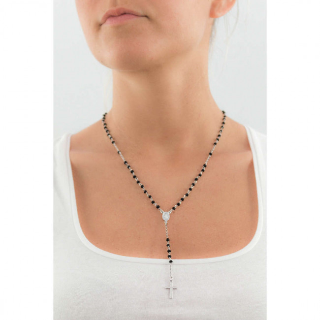 GIROCOLLO ARGENTO ROSARI AMEN CROBN4