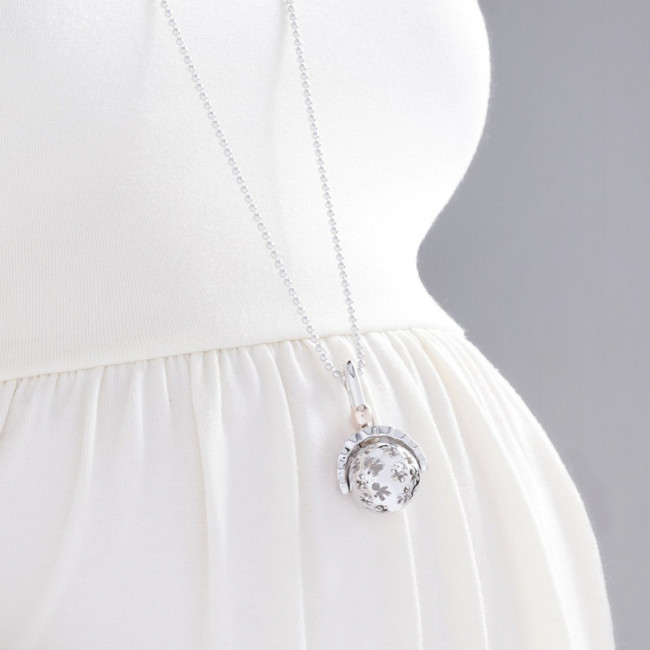 SUONAMORE LE BEBE' SONAGLIO ARGENTO CON CATENA SNM006