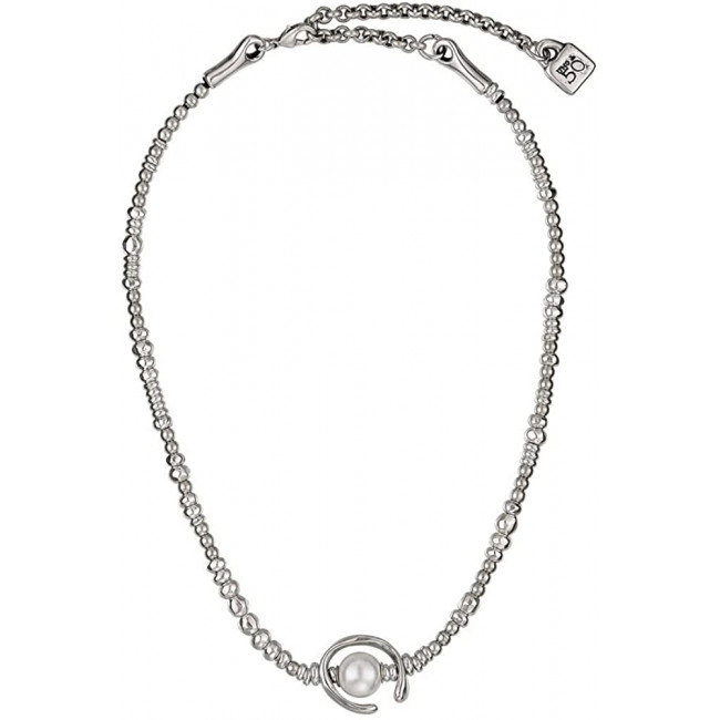 COLLANA UNODE50 UNA VUELTA MAS,OHOHOH! PERLA  COL0970BPLMTL0U