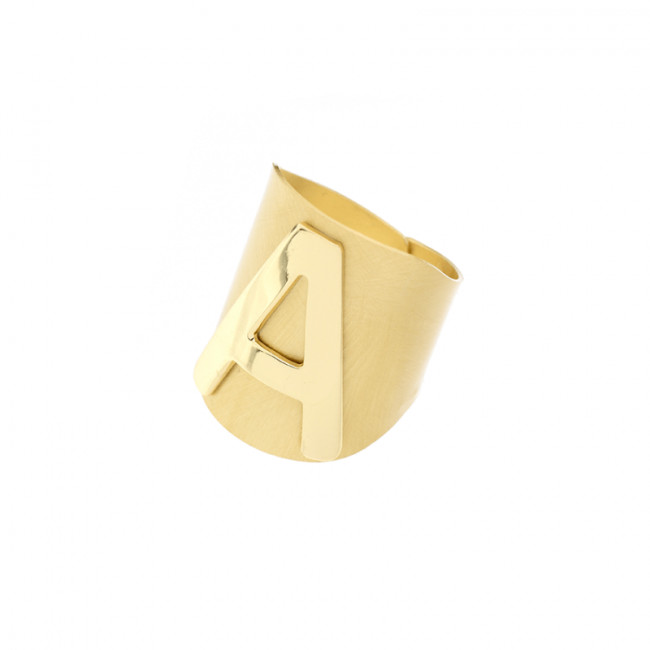 ANELLO AQUAFORTE LE LETTERINE ARGENTO H0461030