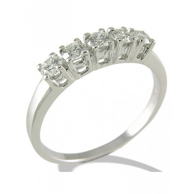 ANELLO GEMORO ORO 18KT.  gr.2,10  BRILLANTE  CT 0,22 FF506BIA22