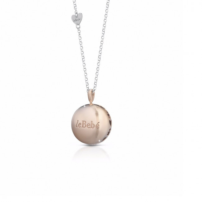 SUONAMORE LE BEBE' LE LUNE ARGENTO PLACCATO ORO ROSA SNM012