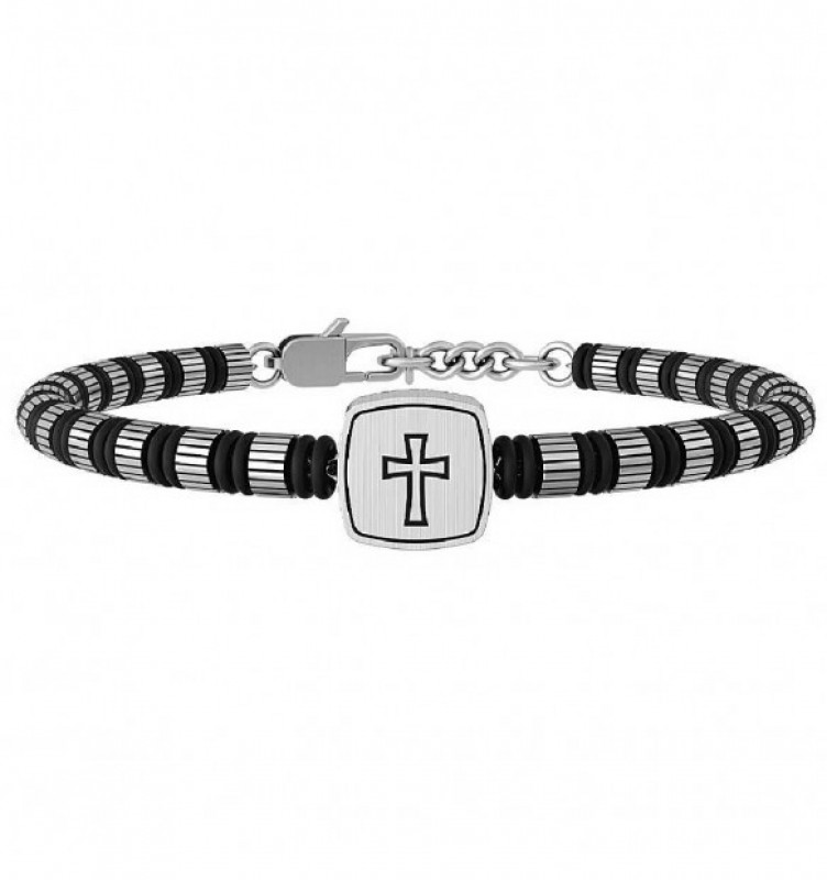 Bracciale Donna KIDULT SPIRITUALITY 231497 Acciaio Giada Giallo Chakra F.P