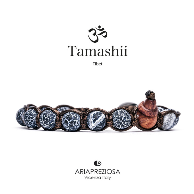 Bracciale Tibetano TAMASHII In Agata Blu - Realizzato A Mano Dai Monaci - Meditazione - Foto 9