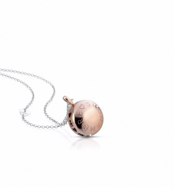 SUONAMORE LE BEBE' LE LUNE ARGENTO PLACCATO ORO ROSA SNM012