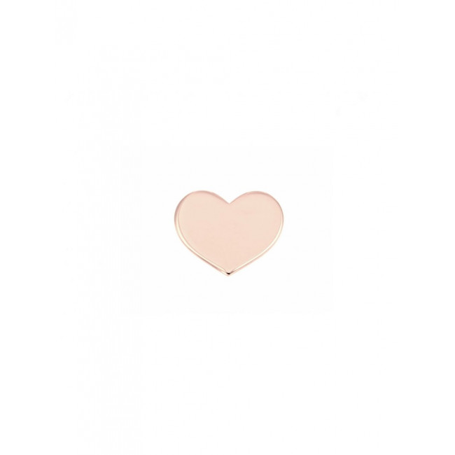 Orecchino Cerchio Piccolo Con Iniziale – Argento 925 Placcato Oro Rosa – Regalo Originale