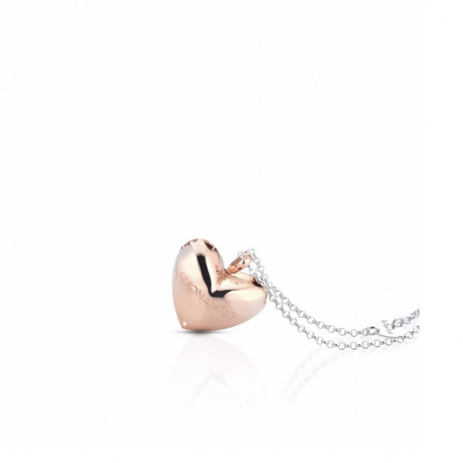 SUONAMORE LE BEBE'  I CUORI ARGENTO PLACCATO ORO ROSA SNM014