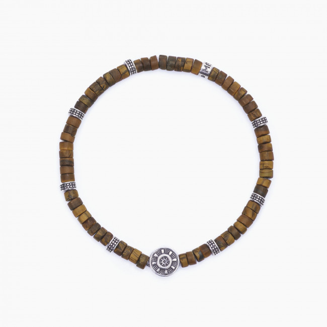 BRACCIALE UOMO MABINA LETS'S GO ARGENTO 533581