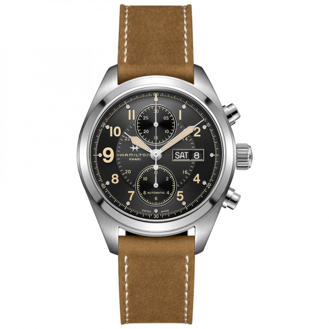 HAMILTON KHAKI FIELD CRONO AUTOMATICO GIORNO DATA H71616535