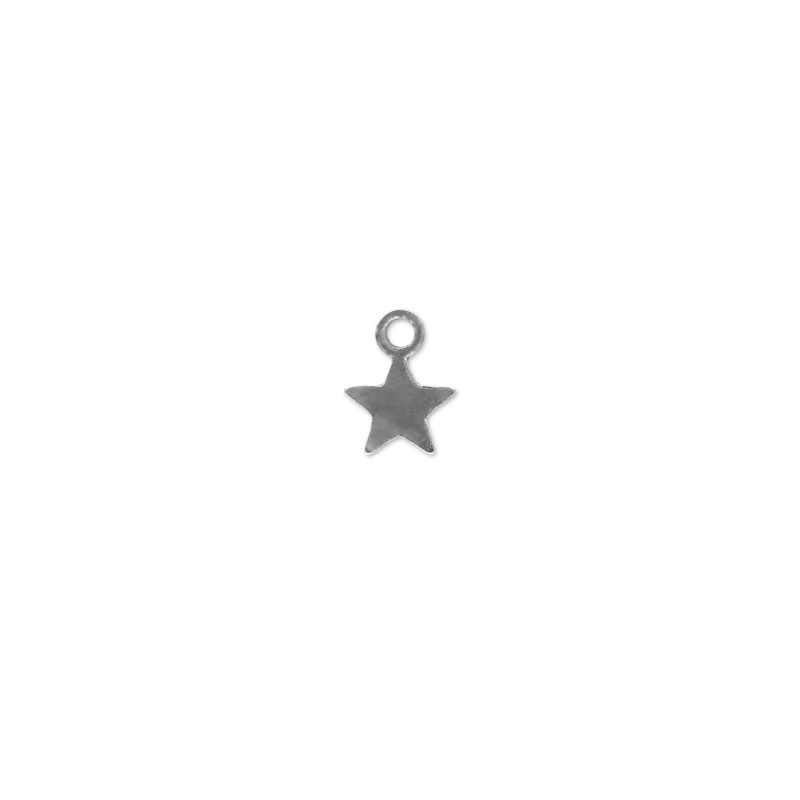 CIONDOLO SIGILLO IN ARGENTO 925 CUPIDO STELLA PER ORECCHINO  CI156A