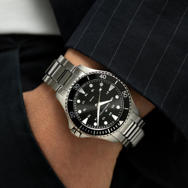 HAMILTON KHAKI NAVY SCUBA QUARZO H82201131
