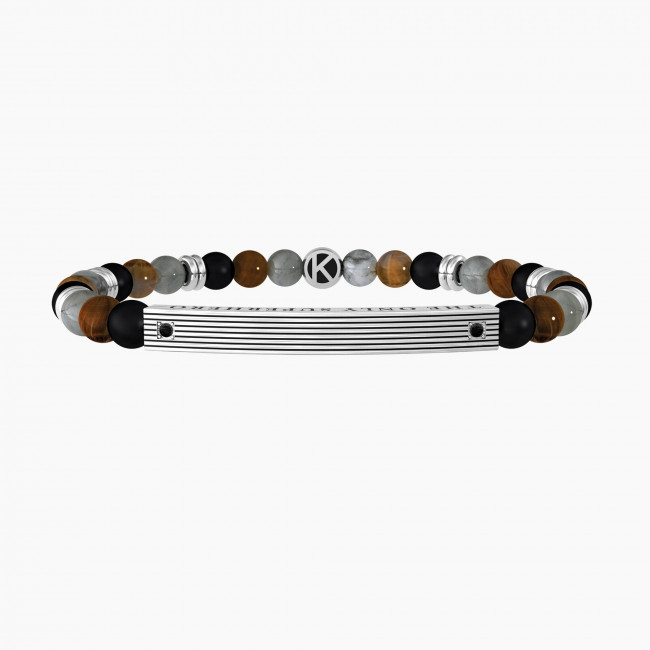 KIDULT Bracciale Rigido Uomo – Ogni Uomo Può Essere Padre… – Bracciale In Acciaio 316L Con Frase Papà, Regalo Per La Festa Del Papà
