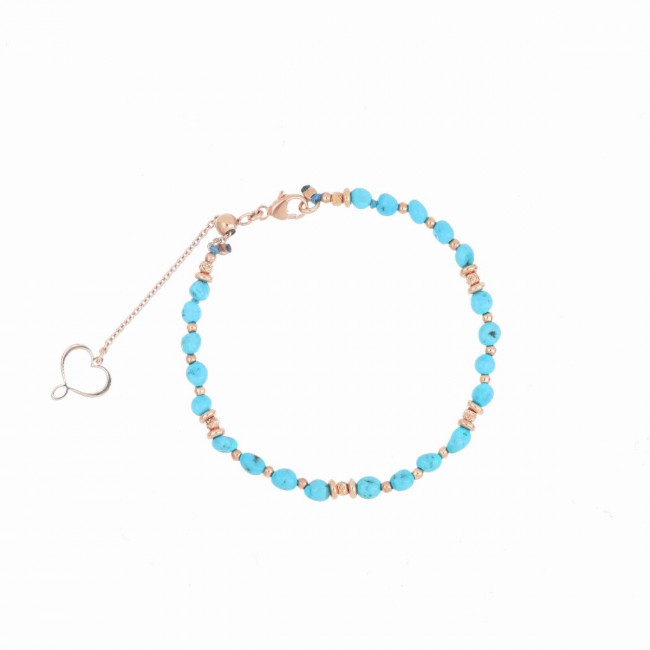 BRACCIALE MAMAN ET SOPHIE TURCHESE E ARGENTO 925 BPTUR