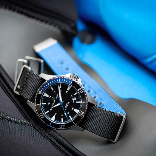 HAMILTON KHAKI NAVY SCUBA AUTOMATICO NATO H82315931