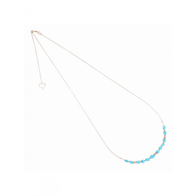 COLLANA MAMAN ET SOPHIE ARGENTO 925 TURCHESE GHTURPSL