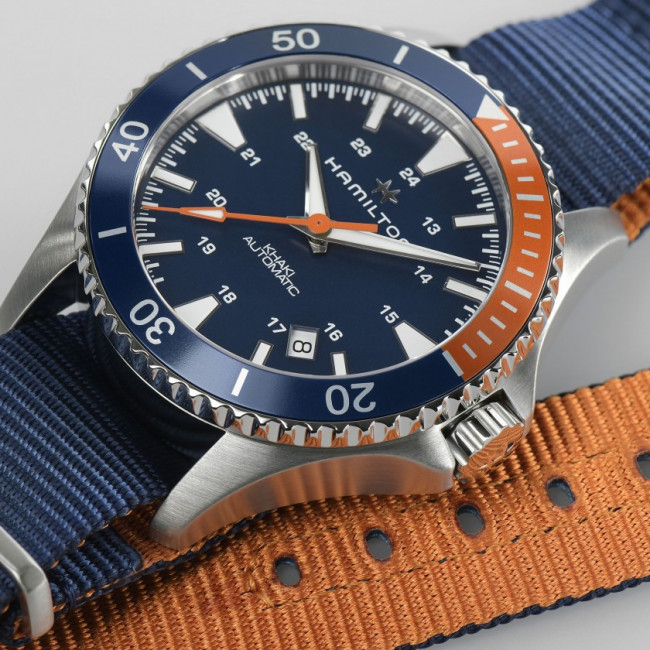 HAMILTON KHAKI NAVY SCUBA AUTOMATICO NATO H82365941