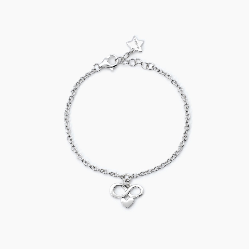 Purelei Bracciale Endless Donna In Acciaio Inox - Oro, Regolabile, Impermeabile, Design Infinito, Minimal - 3