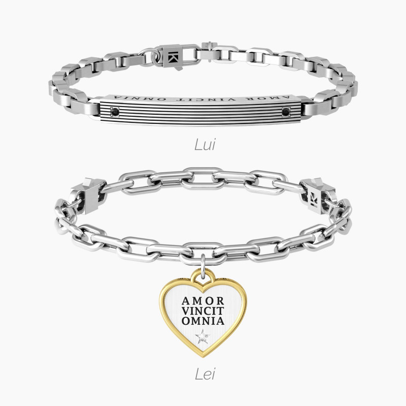 Bracciale Kidult Love Cuore Cupido 731274 - Gioielli Capretti