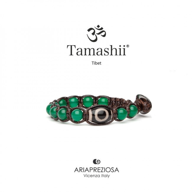 BRACCIALE TAMASHII SHONU PROTEZIONE AGATA VERDE  BHS501-03-12