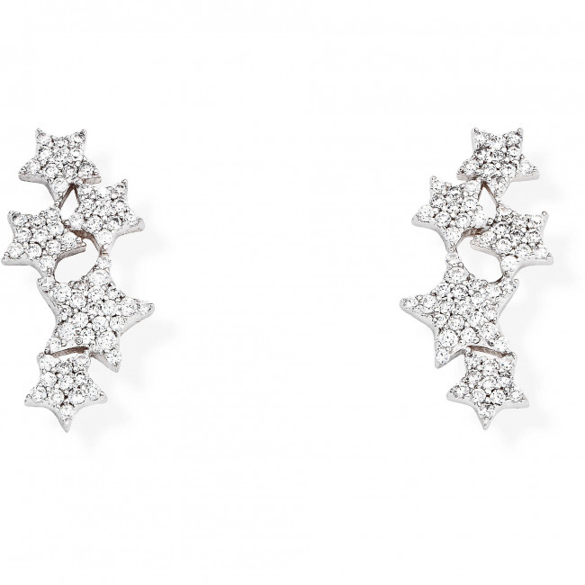 ORECCHINI ARGENTO DIAMOND AMEN EMSBBZ