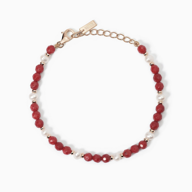 Bracciale Donna MENDOZZA In Acciaio Con Scritta | Life Is Better At The Beach Oro Rosa Regolabile