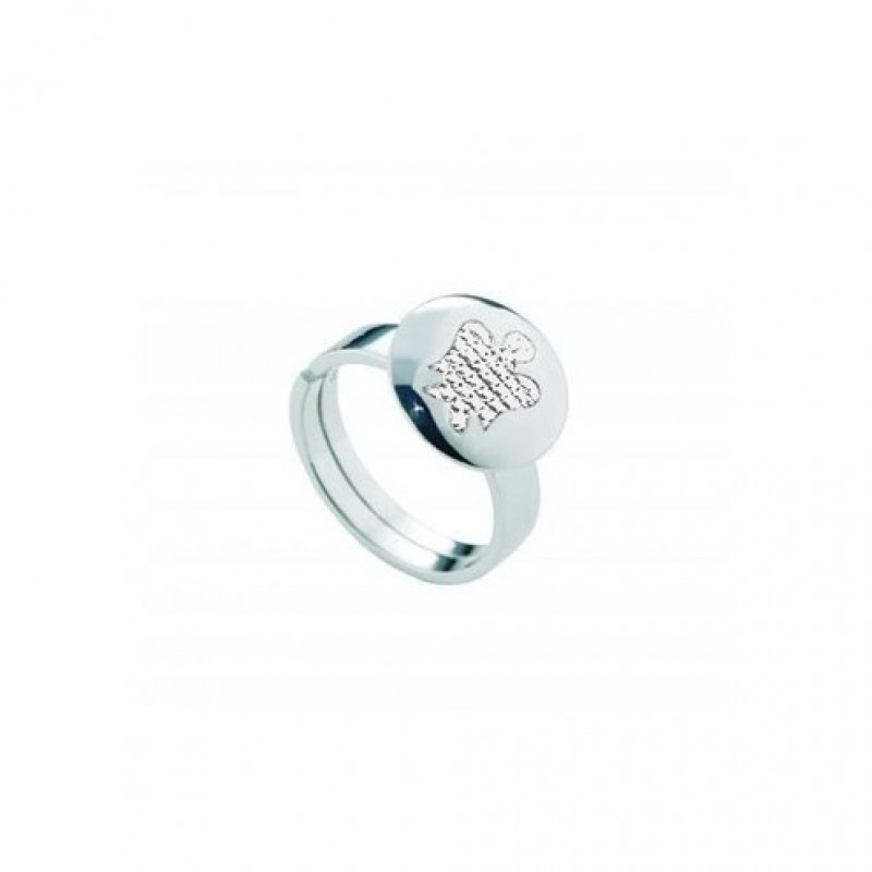 Tata GISELE - Anello Argento 925 Rodiato A Righe 3mm - Fede Minimal Senza Tempo Per Lei E Lui