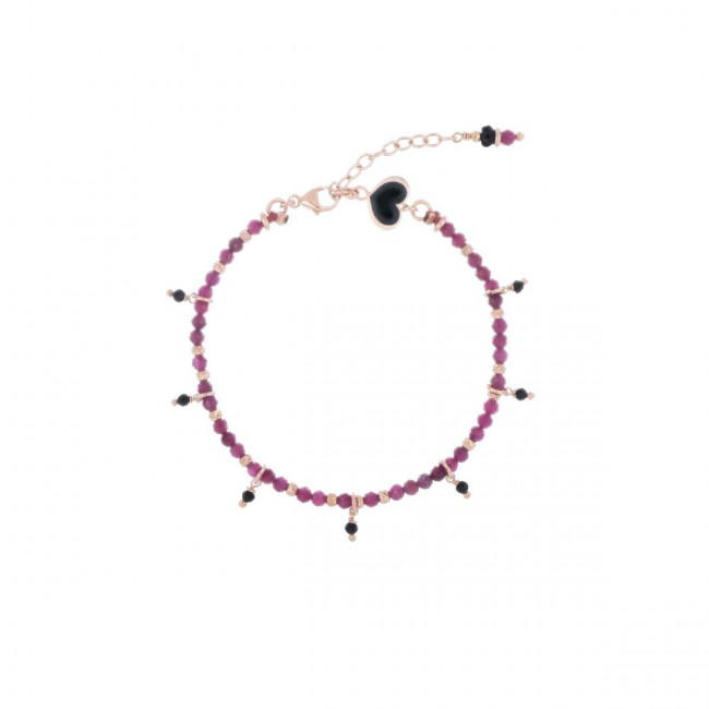 BRACCIALE RUBINO MAMAN ET SOPHIE ARGENTO 925 BRRBN