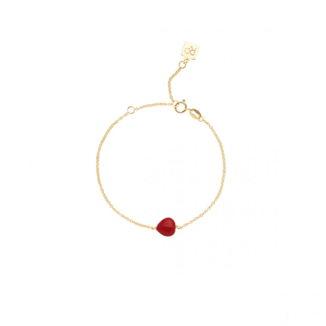 BRACCIALE ROSSO PREZIOSO ORO 9KT RED LOVE BC24475SE-RC 